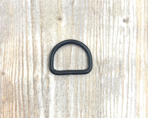 D-Ring | schwarz | 21mm