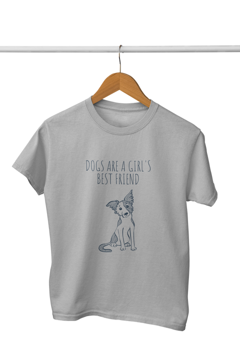 Dogs are a girl's best friend  - Kinder Organic T-Shirt