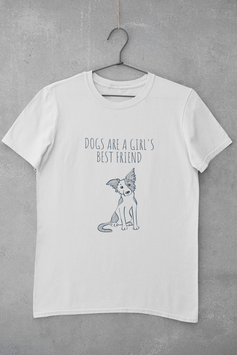 Dogs are a girl's best friend  - Damen Premium Organic Shirt