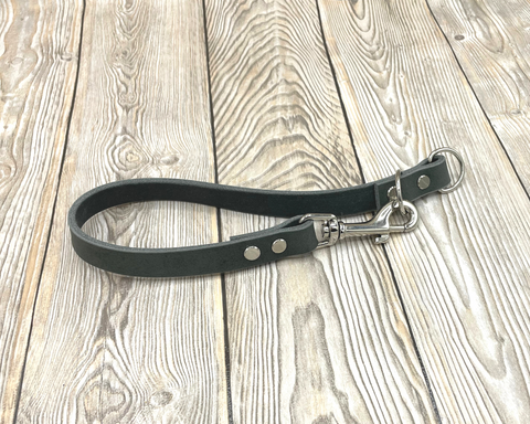 DIY leash with real leather "Malibu"
