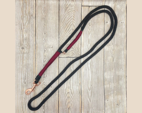 DIY lead rope with carabiner made of rope "Venice"