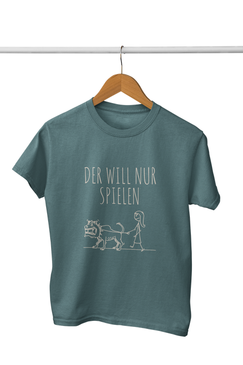 He just wants to play | Children's organic t-shirt