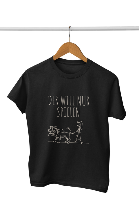 He just wants to play | Children's organic t-shirt