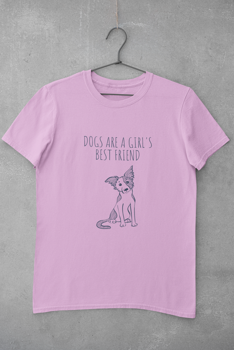 Dogs are a girl's best friend - Ladies' Premium Organic Shirt