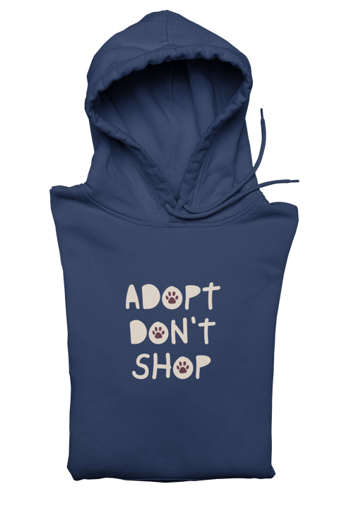 Adopt don't shop - Unisex Organic Hoodie