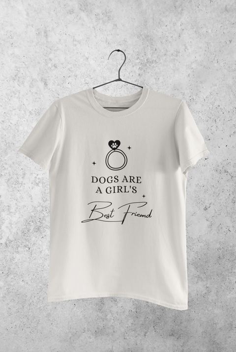 Hunde Shirt | Dogs are a girl's best friend  - Damen Premium Organic Shirt